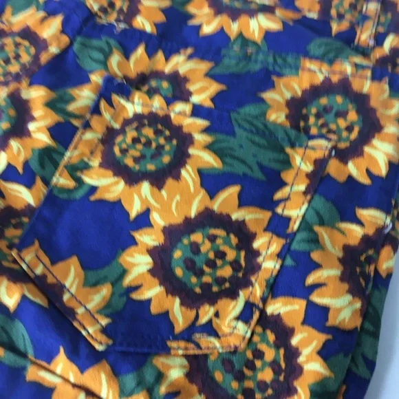 Retro Forever 21 Sunflower High Waisted Shorts size 26 100% Cotton - Picture 10 of 10